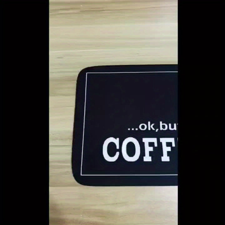 Coffee Machine Absorbent Mat, 11.81 x 7.81 Inch Single Kitchen Countertop Drain Mat for Home Coffee Stations, Everyday Beverage Prep and Practical Gifts