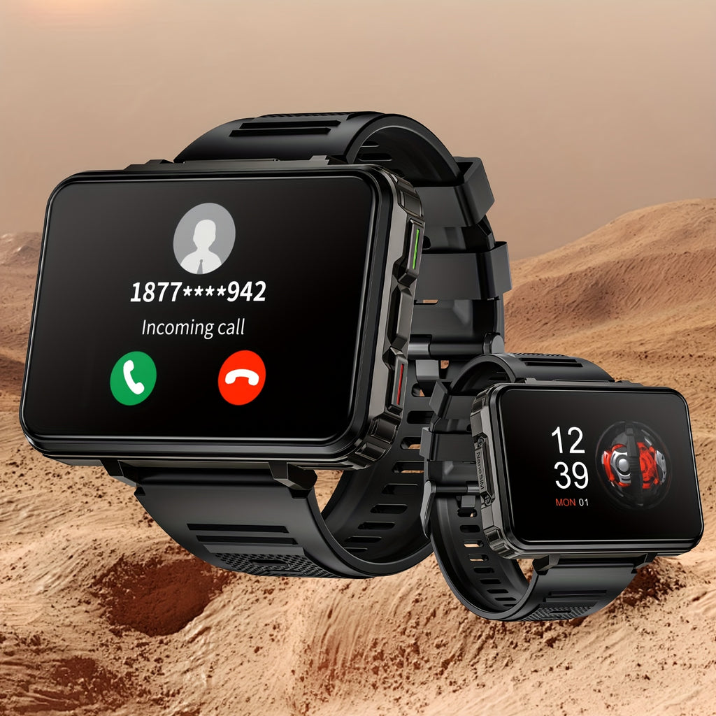 Smart Watch Phone LOKMAT APPLL 5 MAX with 2.4-Inch TFT Display, Dual Cameras and Flashlight, Black 4GB RAM 64GB or 6GB RAM 128GB Storage Options