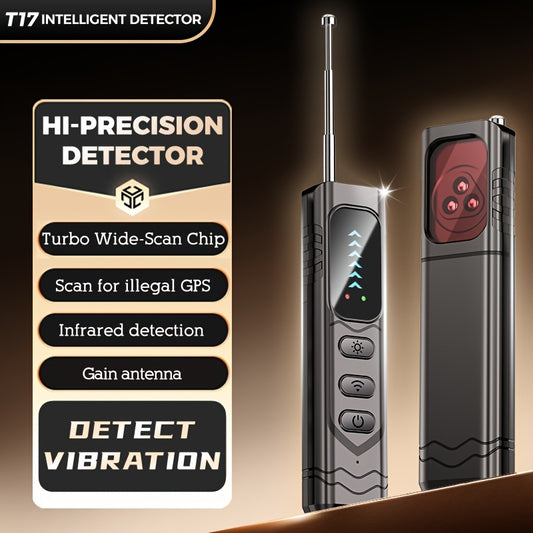 Camera Detector T17 for Hotel Rooms and Meeting Spaces, Smart Privacy Checking Device for Authorized Home and Car Inspections and Business Travel Routines