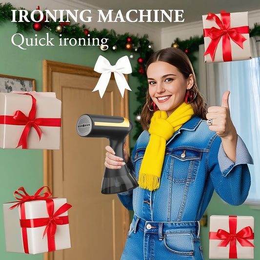 300ml Handheld Garment Steamer with Listed 1100W Power and Cleaning Brush, Five Color and Pattern Options for Compatible Clothing Wrinkle Care at Home