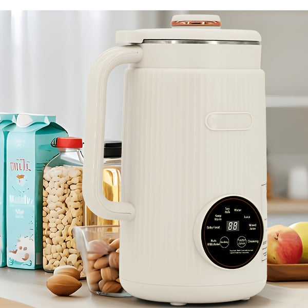 Homemade Nut Milk Maker Machine, Multi-Functional Automatic Plant Milk Blender with One-Touch Operation for Almond, Oat, Soy and Coconut Milk, 27.05 Oz Countertop Blender