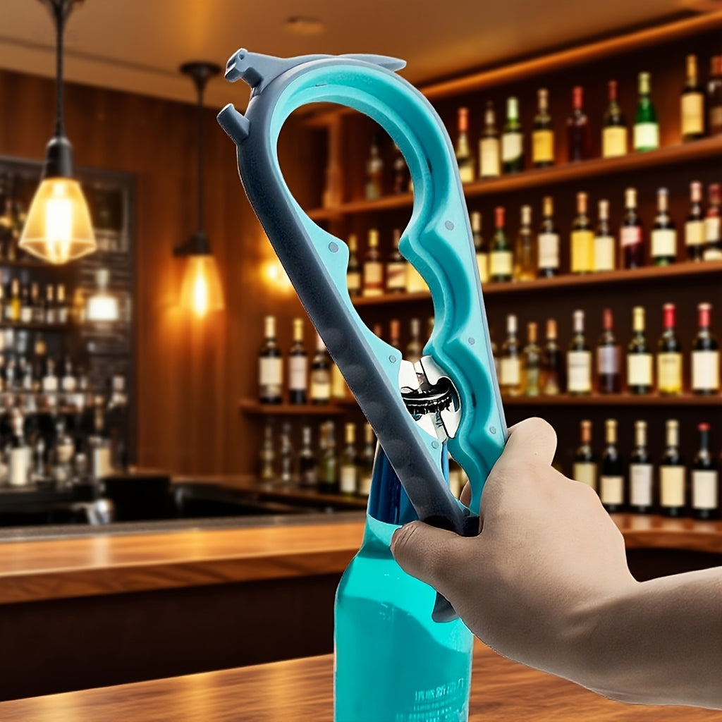 Non-Slip Jar and Bottle Opener with Ergonomic Silicone Handle, Manual Kitchen Lid Gripper in Multiple Colors and Styles for Everyday Cooking and Meal Prep