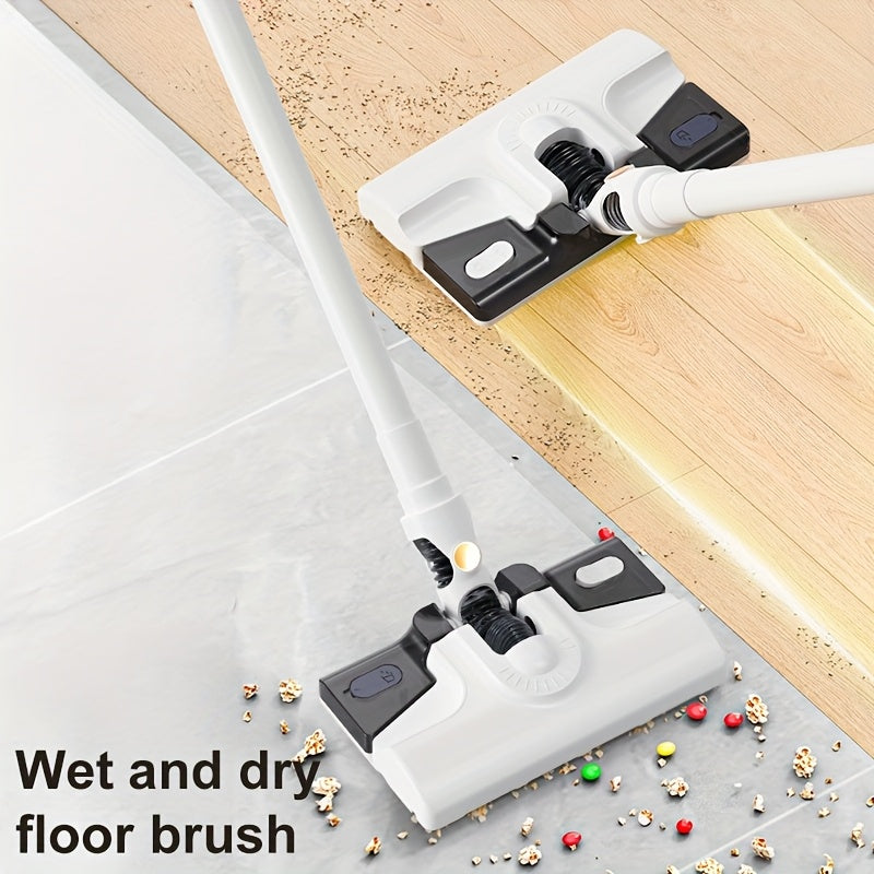 Cordless Handheld Vacuum 5-in-1 in White, Rechargeable Home and Car Vacuum Cleaner for Pet Hair, Carpets and Hard Floors, Listed 45-Minute Runtime