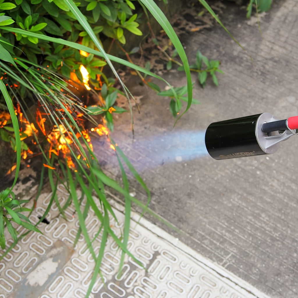 Propane Weed Torch Kit with Tank-Connected Outdoor Burner Model Options, BF-1711, Koman-Q0001 and HD Series for Experienced Adult Yard Maintenance