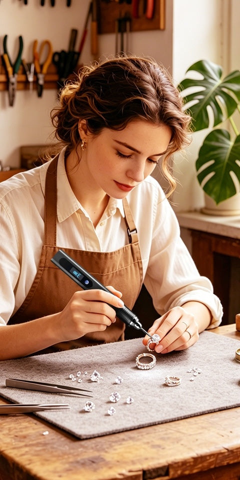 Mini Electric Engraving Pen Kit with Listed Type-C Charging and Three Speed Settings, Rotary Etching Tool Options for Adult DIY Names and Decorative Crafts