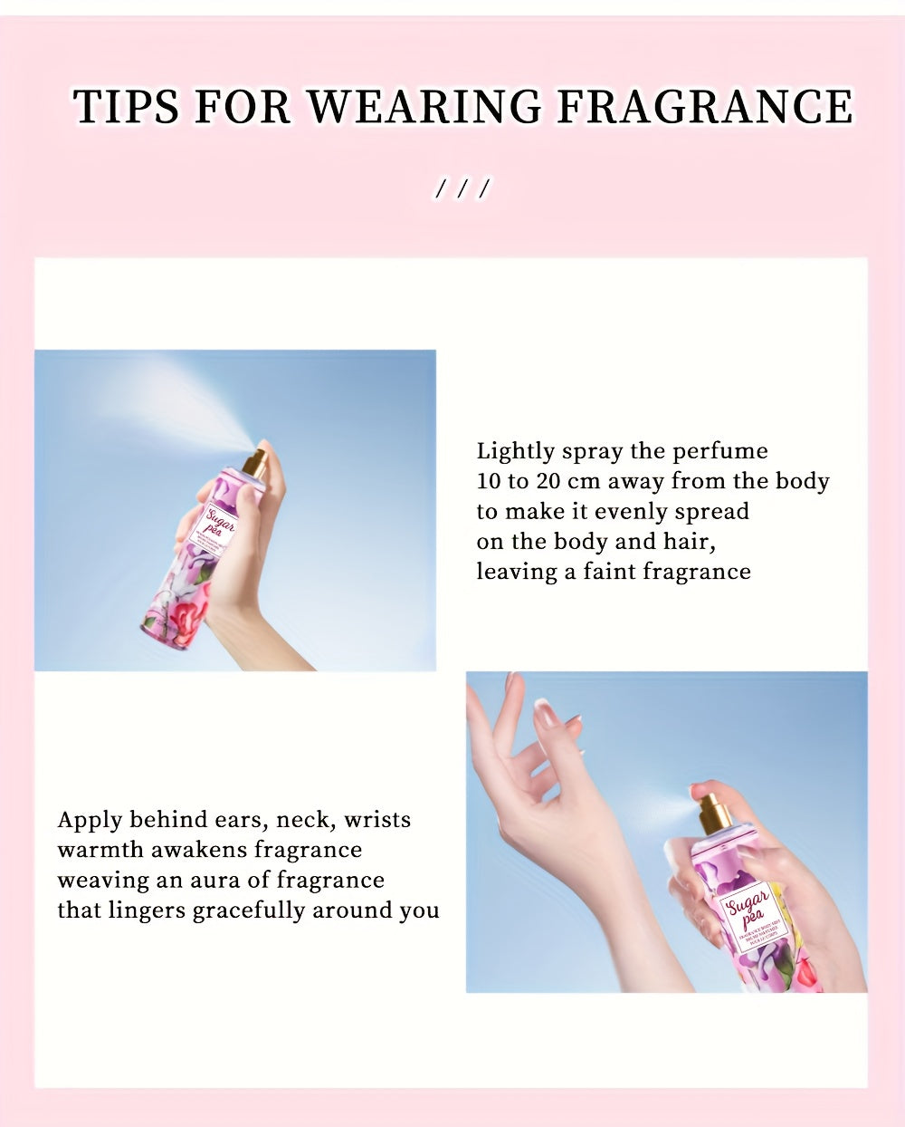 Hair and Body Mist for Women, Listed 8 Fl Oz 236ml Fragrance Spray with Ten Style Choices Including Cucumber Melon, Rose Blossom and Macadamia Vanilla for Daily Routines