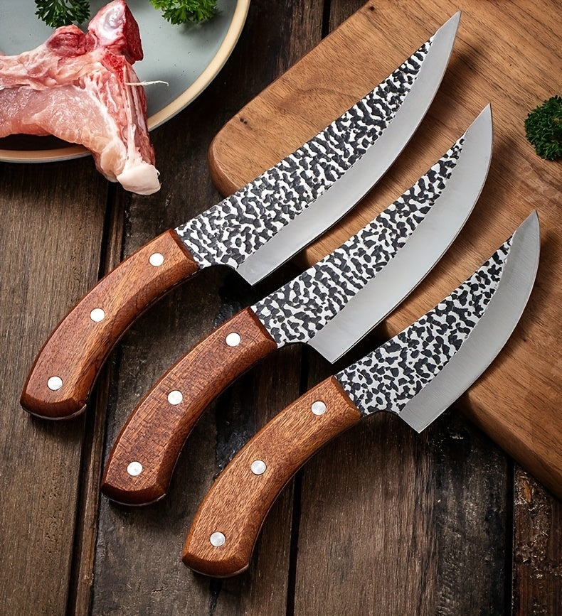 Hammered Boning Knife for Home Cooking, Forged Kitchen Cutlery with Listed 6-Inch Option for Meat Preparation and Practical Cook Gift Ideas