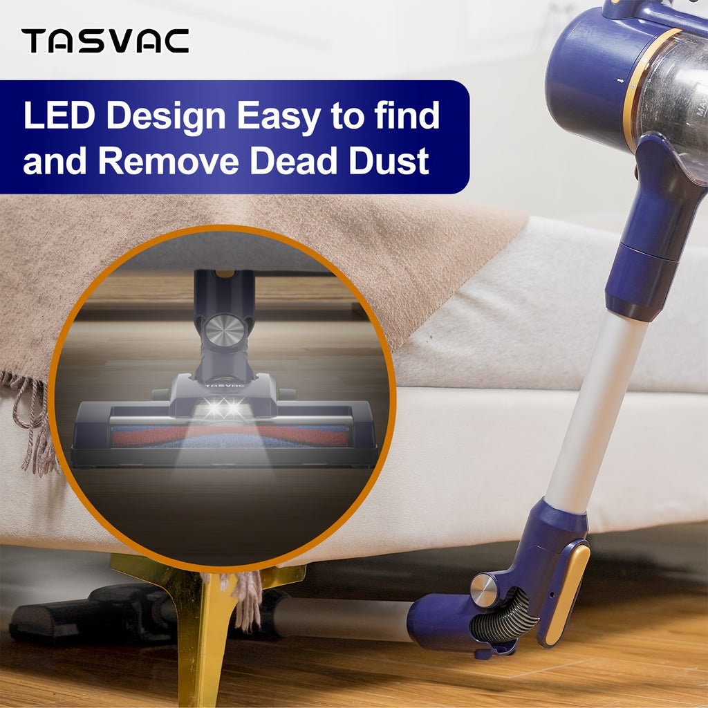 Cordless Vacuum Cleaner with 180° Foldable Tube, INSE Home Vacuum with LED Brush, Listed 45-Minute Runtime and 38.58oz Dust Cup for Hardwood and Pet Hair