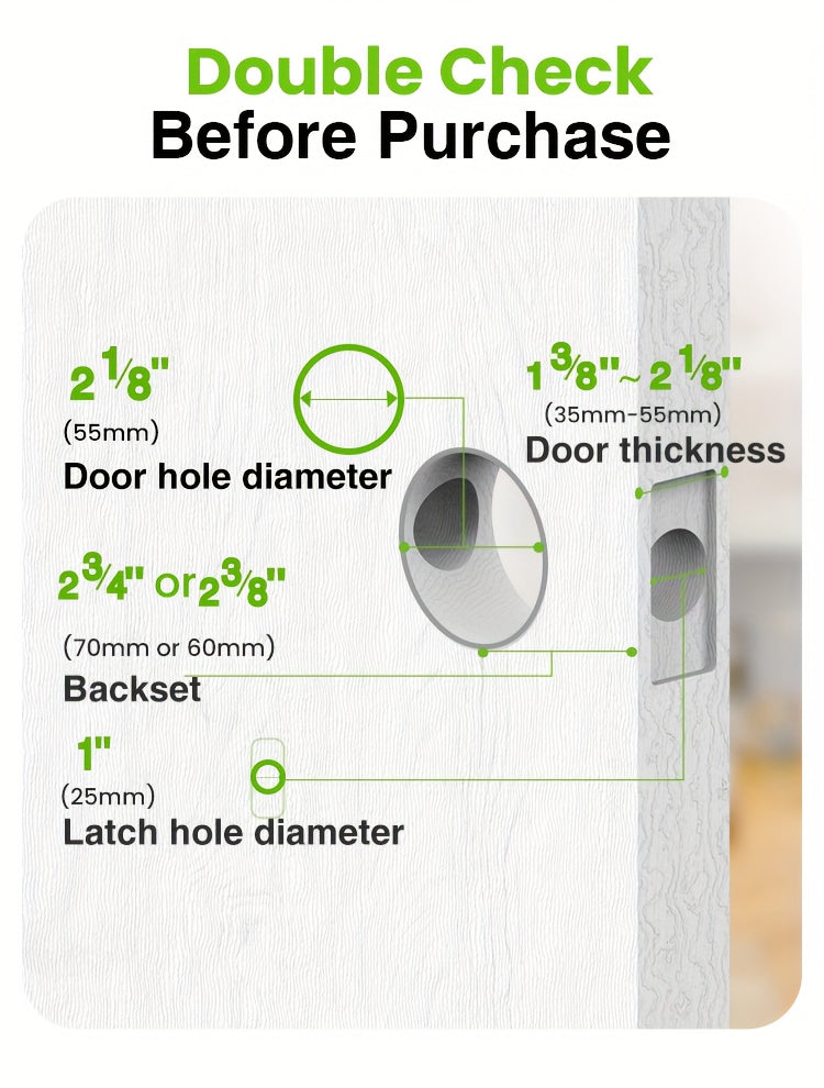 GHome Smart Door Knob Lock with Listed Fingerprint, Keypad and App Features, K20, K10, K02A and PRO Model Options for Compatible Door Access Setups