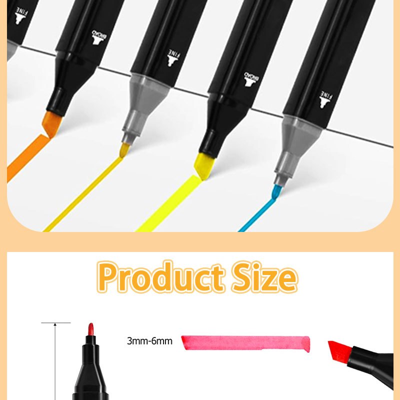 169-Piece Art Marker Assortment with Dual-Tip Drawing Pens for Adult Sketching, Illustration, Animation Design, Highlighting and Creative Drafting
