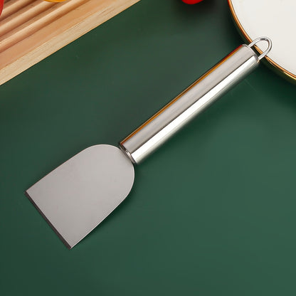 Stainless Steel Cleaning Scraper, Single Handheld Grime Removal Tool for Stubborn Residue and Grease on Compatible Household Surfaces During Routine Cleaning