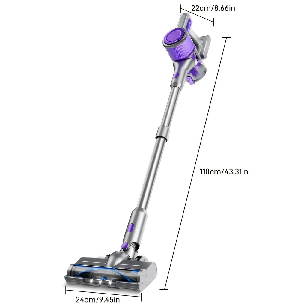 Handheld Vacuum Cleaner Cordless with 70KPa Max Suction, Brushless Motor, 45 Min Runtime, Corded & Cordless Modes, Lightweight for Pet Hair, Carpet, Hard Floor & Car