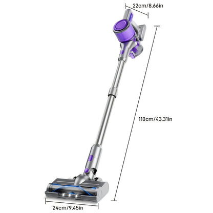 Handheld Vacuum Cleaner Cordless with 70KPa Max Suction, Brushless Motor, 45 Min Runtime, Corded & Cordless Modes, Lightweight for Pet Hair, Carpet, Hard Floor & Car