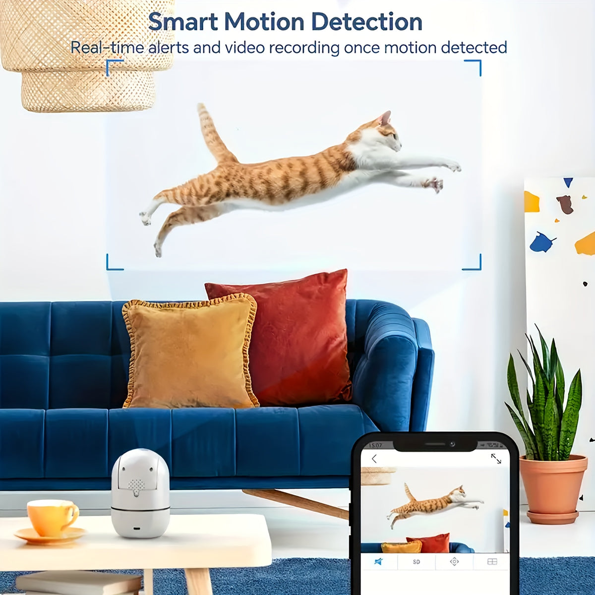 Indoor Security Camera 2 Pack, Baby & Pet Monitor with 355° Pan Tilt, Full-Color Night Vision, Motion Detection, 2-Way Talk, Dual WiFi 2.4G/5G, Cloud & SD Storage, Alexa Smart Home Cameras