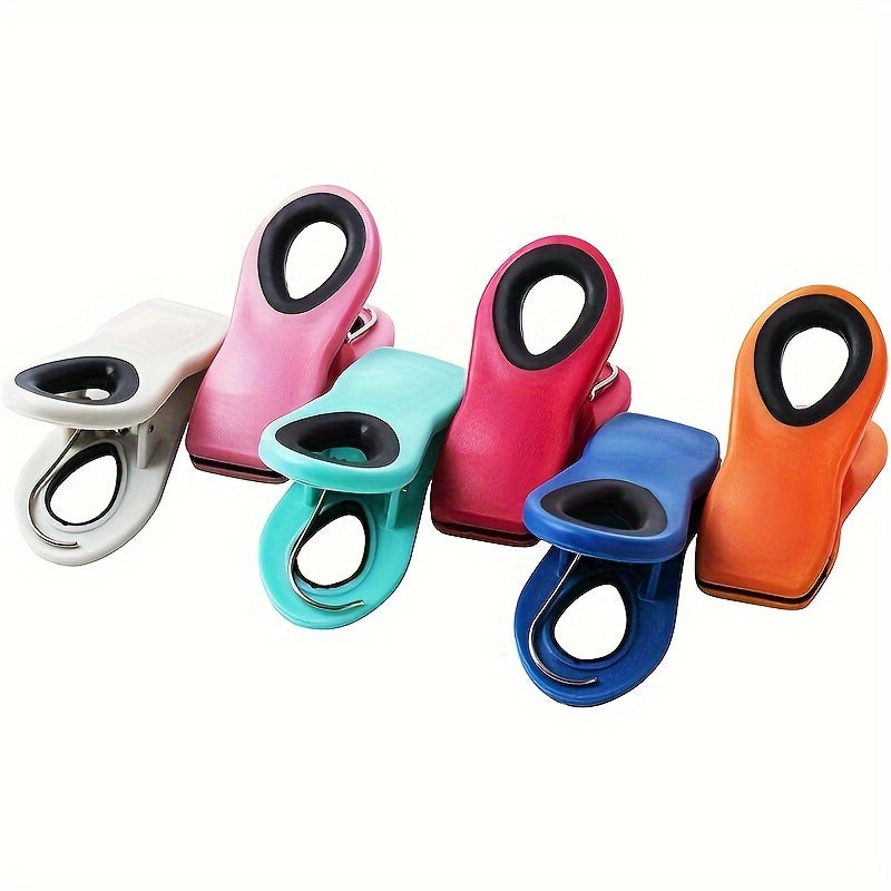 Snack Bag Sealing Clips, Plastic Food Storage Bag Closures in 3, 6 or 9-Piece Assorted Options for Compatible Pantry Packages and Everyday Kitchen Organization