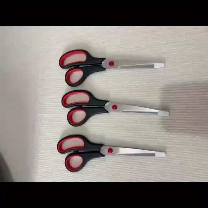 Multipurpose Stainless Steel Scissors with Comfort Grip Reference, Single Cutting Tool for Compatible Stationery, Fabric and Everyday Household Tasks