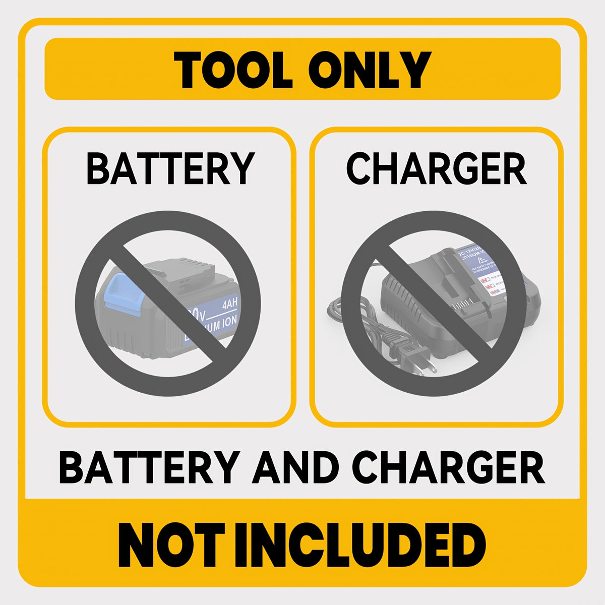 20V Battery Power Inverter by Ecarke for Compatible DeWalt Batteries, 200W and 550W Option Labels with Listed AC and USB Outputs, Battery Not Included