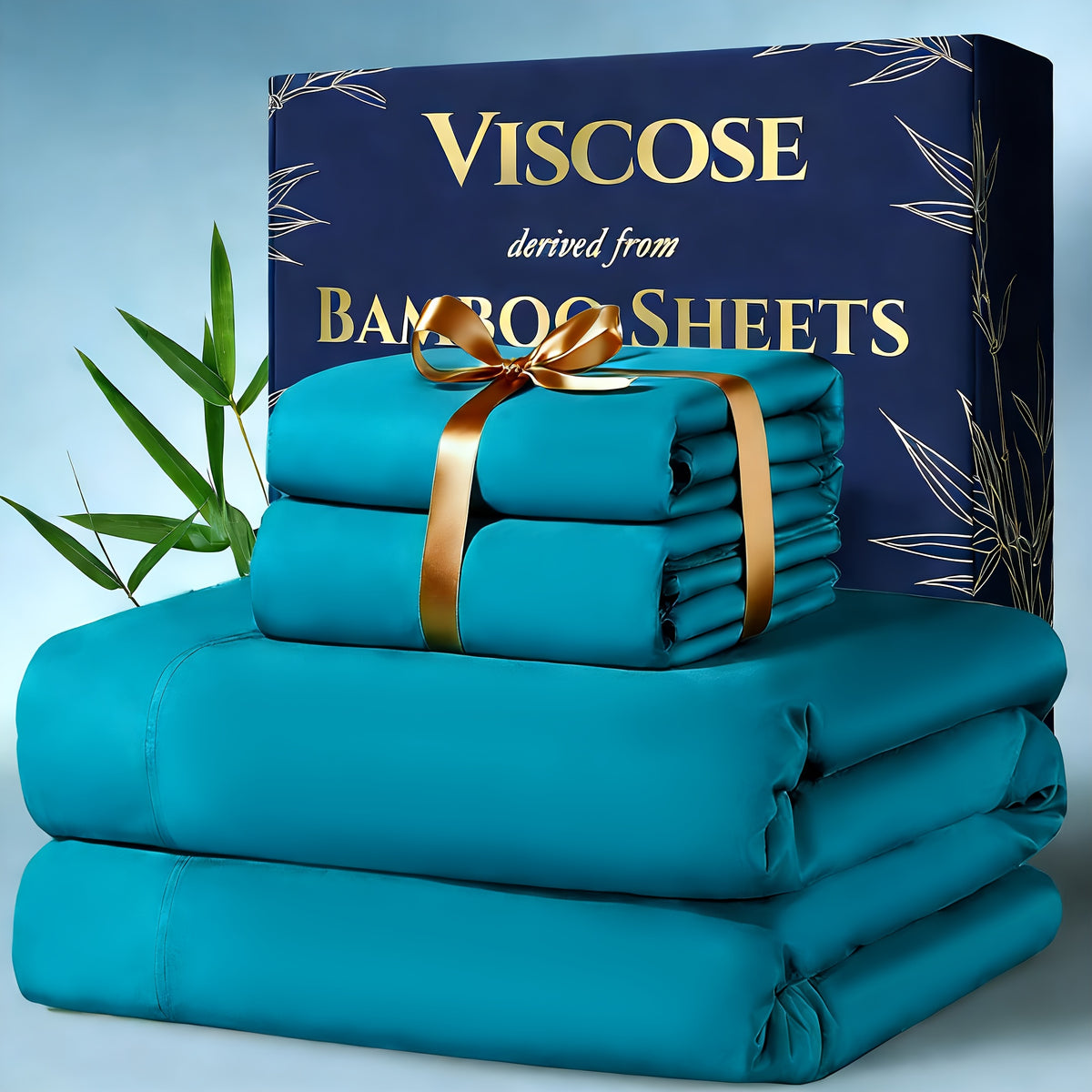 Three or Four Piece Bedding Sheet Set with Listed Extra Deep Pockets, Twelve Color Options and Twin, Full, Queen or King Sizes for Bedrooms and Guest Rooms
