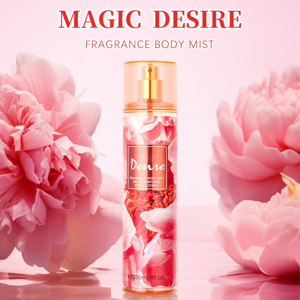 Hair and Body Mist for Women, Listed 8 Fl Oz 236ml Fragrance Spray with Ten Style Choices Including Cucumber Melon, Rose Blossom and Macadamia Vanilla for Daily Routines