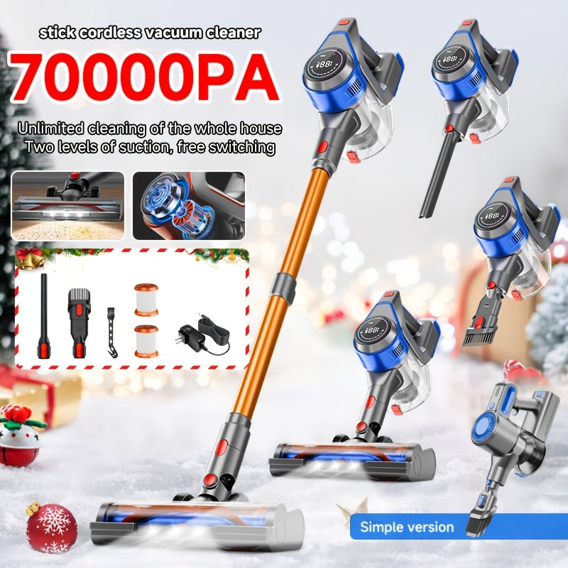 Handheld Vacuum Cleaner Cordless with 70KPa Max Suction, Brushless Motor, 45 Min Runtime, Corded & Cordless Modes, Lightweight for Pet Hair, Carpet, Hard Floor & Car
