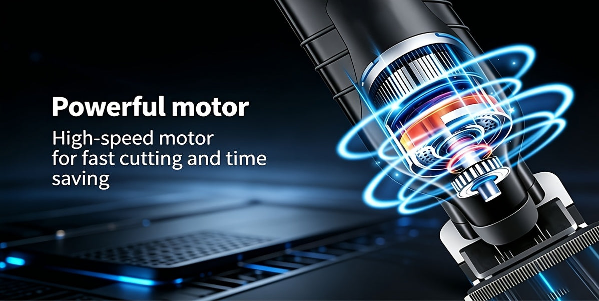 Hair Clipper KM-2299 Electric Grooming Tool with USB Connection for Hair Cutting, Detail Carving and Hairstyle Maintenance at Home or in Hair Salons