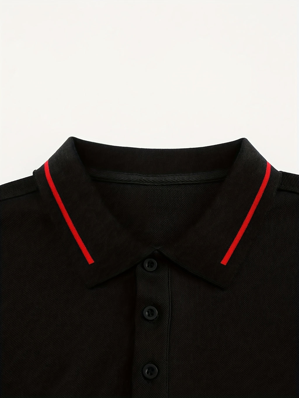Men's Long Sleeve Polo Shirt, 100% Polyester with Slight Stretch, Regular Fit and Rib-Knit Details for Casual Golf and Spring-Fall Outfits