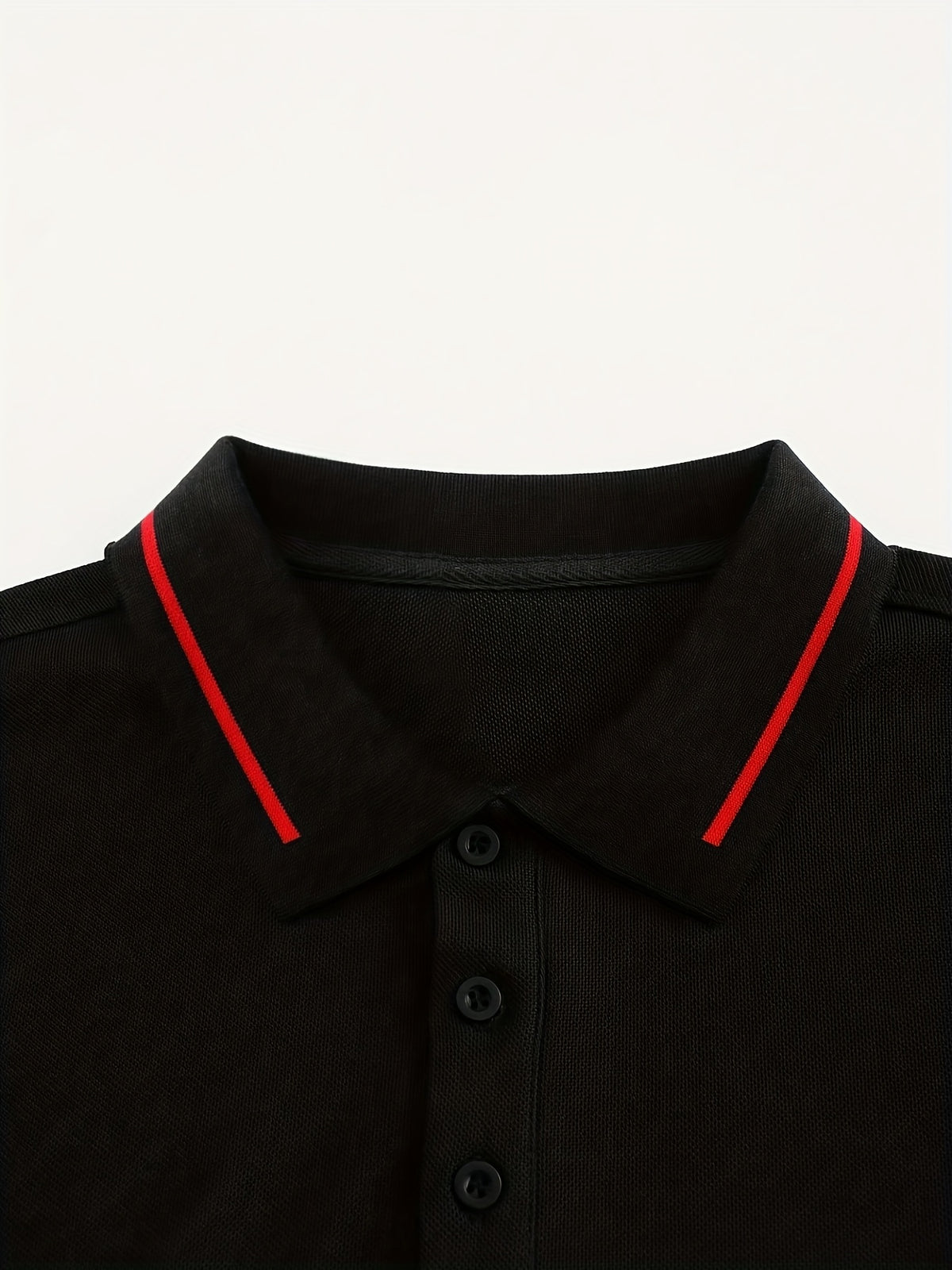 Men's Long Sleeve Polo Shirt, 100% Polyester with Slight Stretch, Regular Fit and Rib-Knit Details for Casual Golf and Spring-Fall Outfits