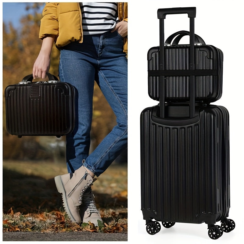 Wheeled Travel Suitcase and Luggage Set Options with Listed 20-Inch Case and Selected 14-Inch Handbag Configurations, Multiple Colors for Work Trips and Vacations
