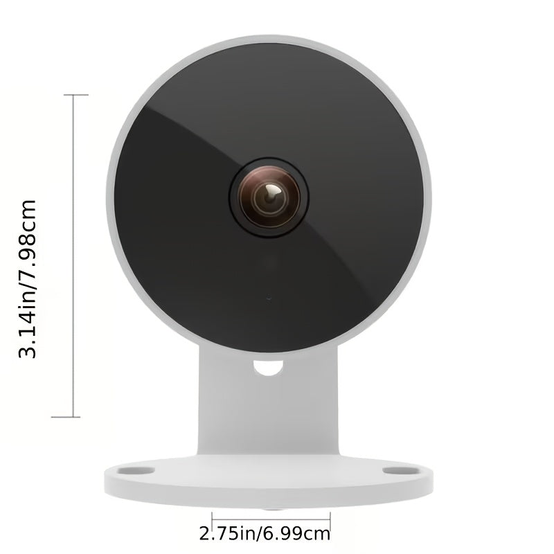 Two-Piece WiFi Home Security Camera System with Listed AI Human and Animal Detection, Two-Way Speaker, Voice Intercom and High-Definition Viewing Features