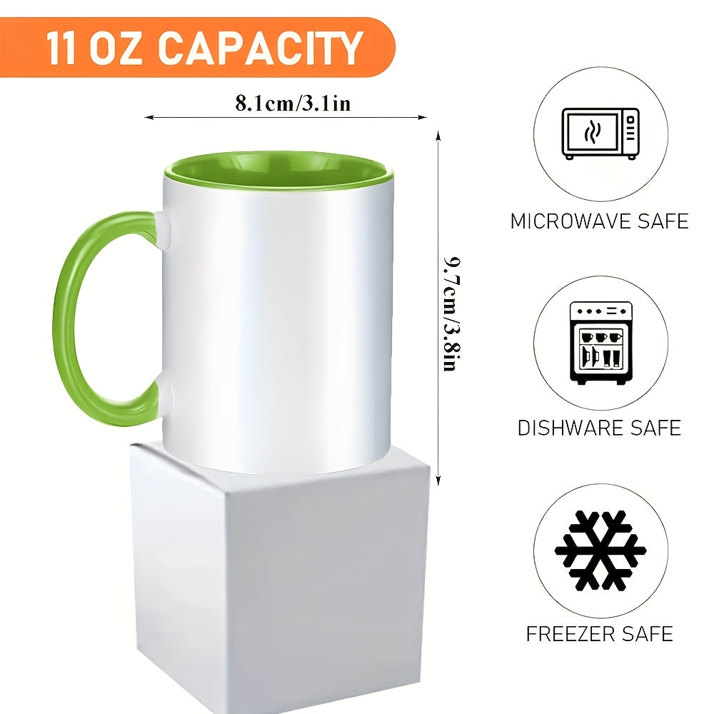 Boxed Sublimation Blank Mugs, 12-Pack or 36-Pack 11oz Options and 12-Pack 15oz Choice for Custom Coffee Cup Crafts, Tea Drinks and Personalized Holiday Gifts