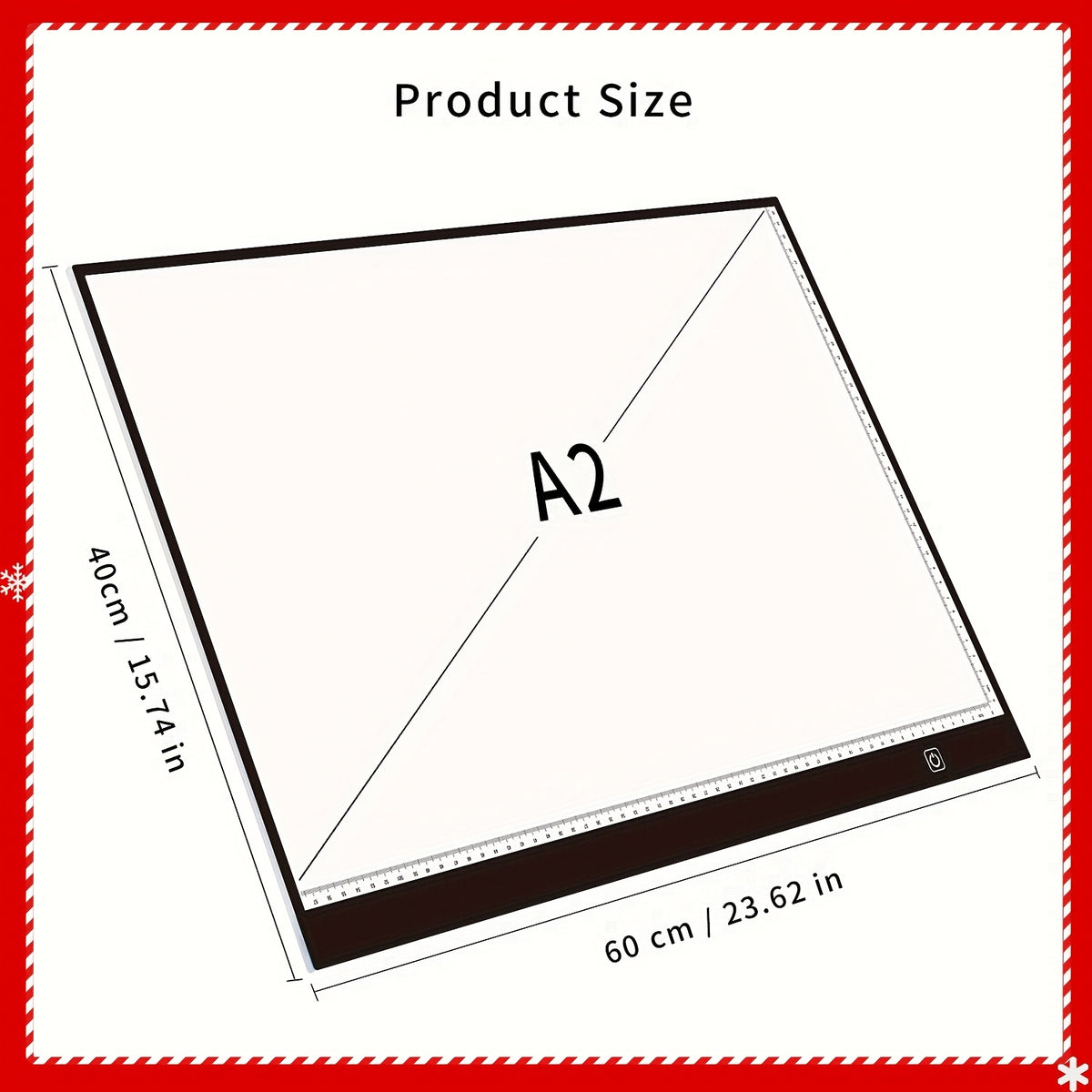 LED Tracing Light Pad with Adjustable Brightness, A2 and A3 Clip Set Options with Single or Double Light Bar References for Sketching and Diamond Painting