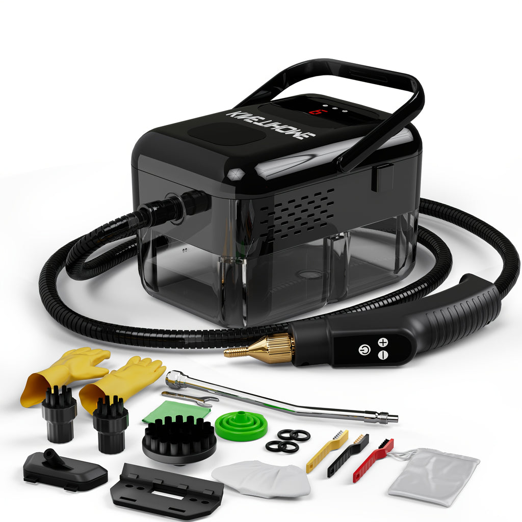 Multipurpose Steam Cleaner for Home, Portable High-Temperature Steamer for Kitchen, Bathroom and Living Space, Deep Clean Cooking Grease, Carpet, Sofa, Tile and Appliance Grime, Lightweight Carry Handle for Everyday Sparkle