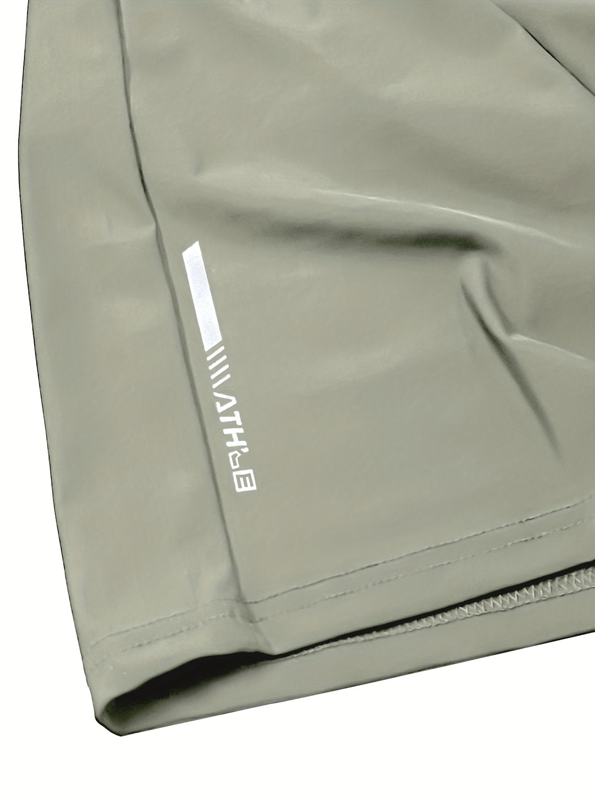 Men's Stretch Shorts with Drawstring Waist and Zippered Pockets, 85% Polyamide and 15% Elastane Fabric in Eight Color-Style Labels for Casual Summer Wear