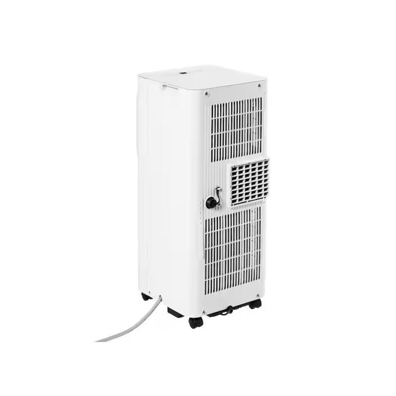 Vissani Portable Air Conditioner in White, 115V 3-in-1 Unit with Remote, 24-Hour Timer, Washable Filter and Casters, 5000 or 6000 BTU-Labeled Options