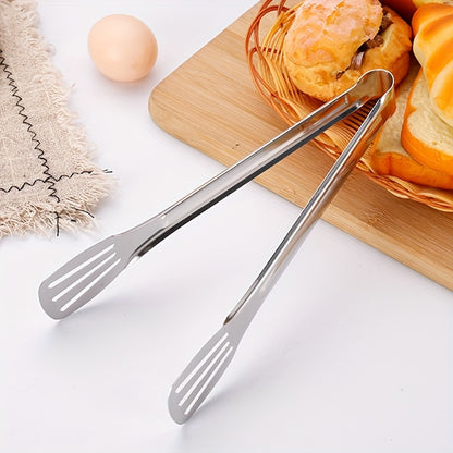 Stainless Steel Hot Pot Tongs, Single Food Clip for Barbecue Meal Preparation, Tabletop Hot Pot Serving and Outdoor Cooking Supplies for Home Cooks