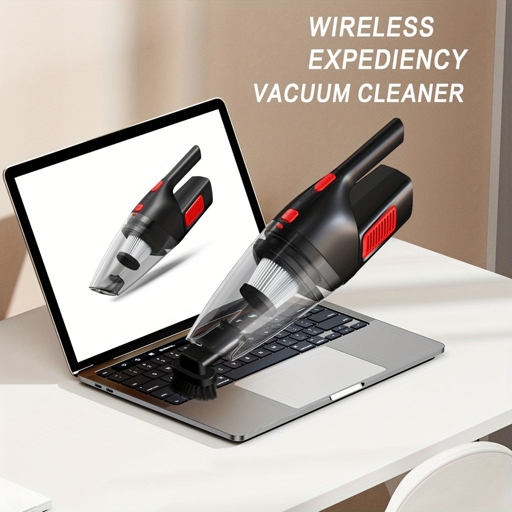 Handheld Car Vacuum Cleaner, 902 Wireless Black or Black Purple Model Options for Home and Office Spot Cleaning, Portable Vacuum for Everyday Cleanup
