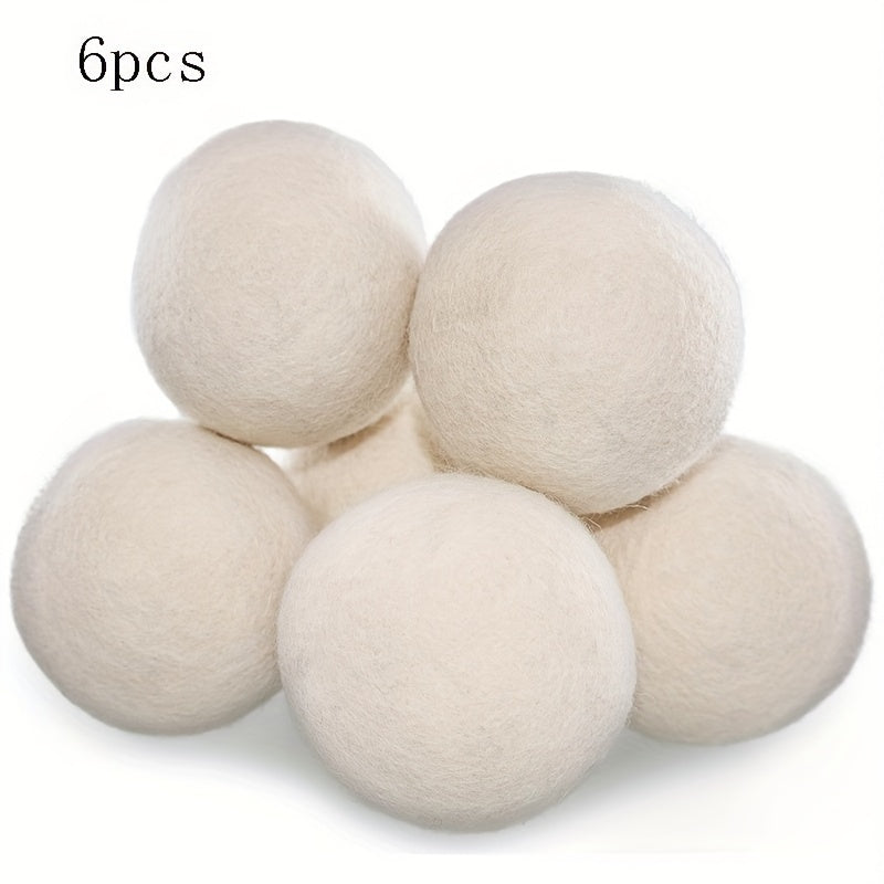 Laundry Drying Balls Set of 6, Fabric Softener Alternative for Compatible Clothes Drying Routines, Shirts, Pants and Everyday Household Fabric Care