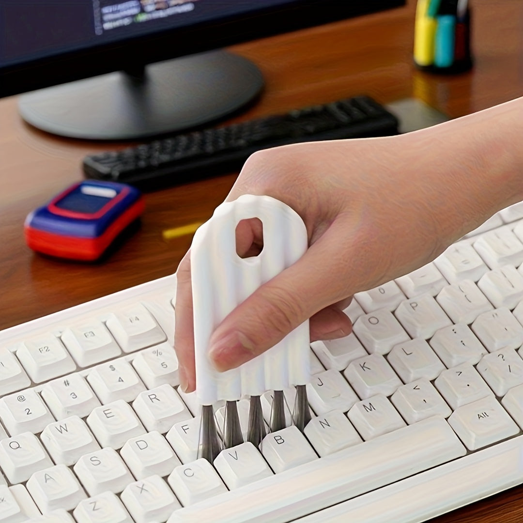 Keyboard Cleaning Brushes 2-Pack with Soft Bristles, Electronics Dusting Tools for Home Office Desks, Everyday Keyboard Care and Travel