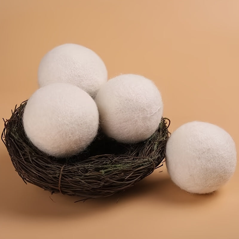 Wool Dryer Balls 9-Pack with Listed 5cm Size, Reusable Laundry Drying Accessories for Compatible Clothes Dryer Loads and Everyday Household Fabric Care