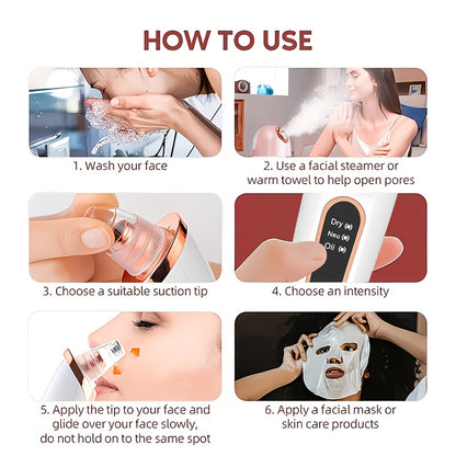 At-Home Facial Steamer Options for Personal Skin Care, Portable, Upgraded and Flagship Models with Listed Rotatable Arm and Accessory References