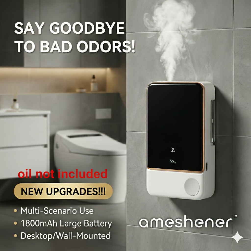 S6 Aroma Diffuser Package Options with Listed 1800mAh Battery, Seven-Speed Control and Digital Display, Essential Oil Set or Machine with Diffusion Rod Labels