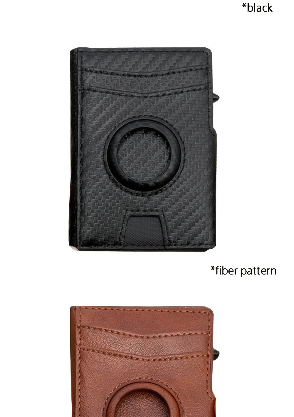 Slim Leather Bifold Wallet for Men with ID Window, Credit Card Slots and Bill Compartment, Minimalist Daily Carry in Brown, Carbon Black, Black or Coffee