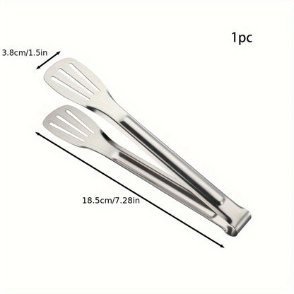 Stainless Steel Hot Pot Tongs, Single Food Clip for Barbecue Meal Preparation, Tabletop Hot Pot Serving and Outdoor Cooking Supplies for Home Cooks