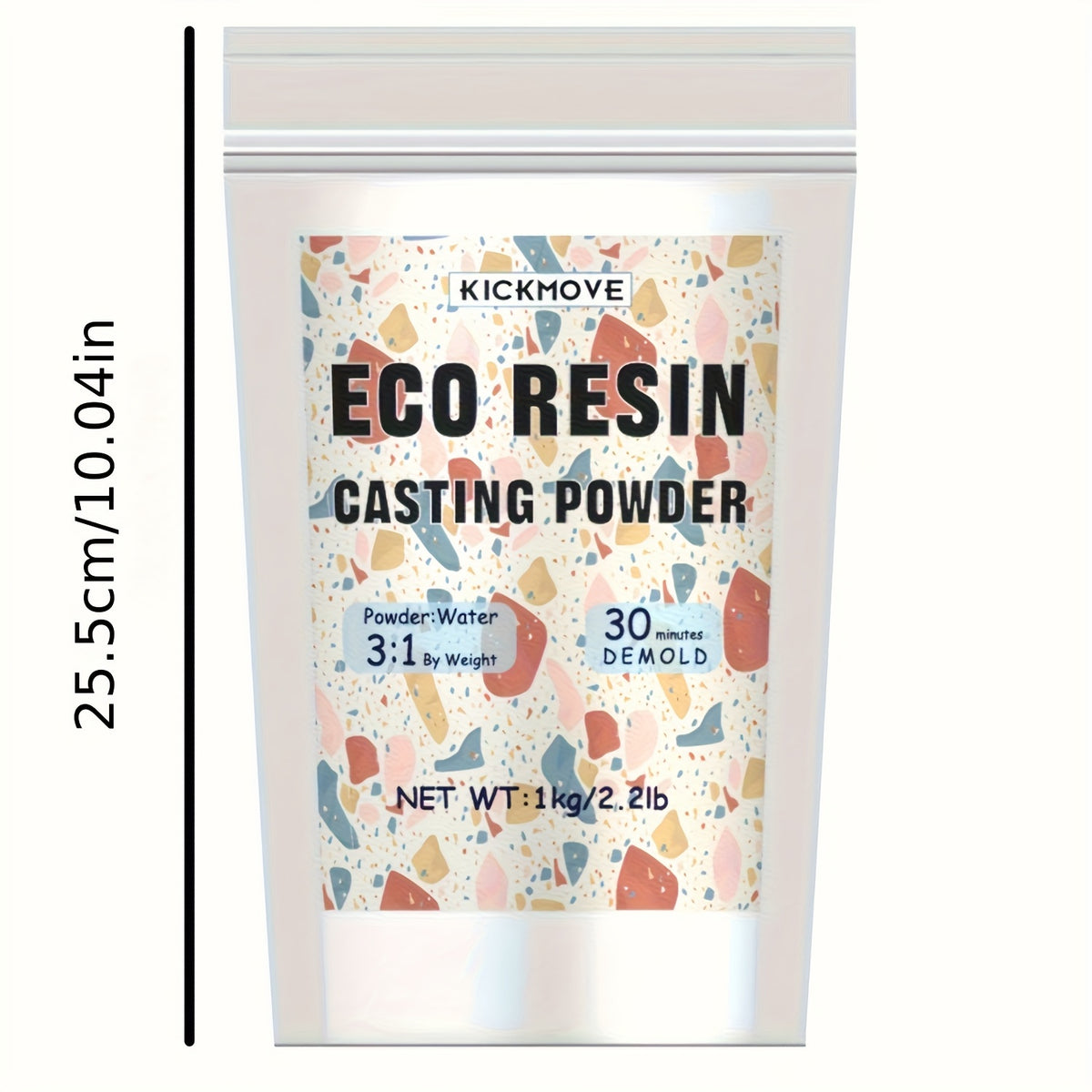 Water-Activated Casting Powder 3000g in White, Plaster-Style Craft Material for Home Art Projects, Decorative Mold Casting and DIY Handmade Gift Designs