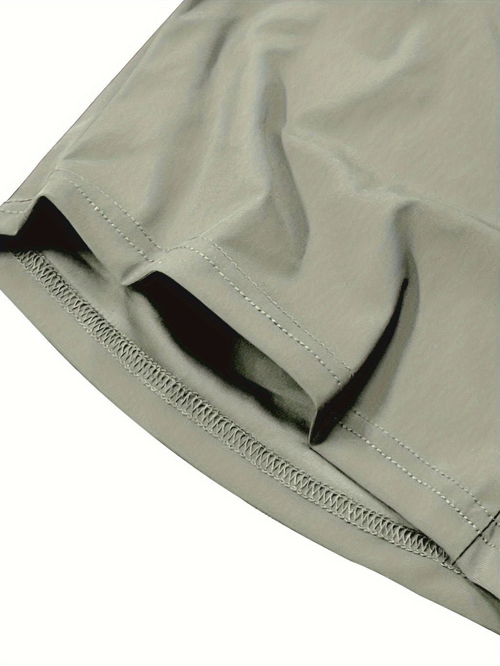 Men's Stretch Shorts with Drawstring Waist and Zippered Pockets, 85% Polyamide and 15% Elastane Fabric in Eight Color-Style Labels for Casual Summer Wear