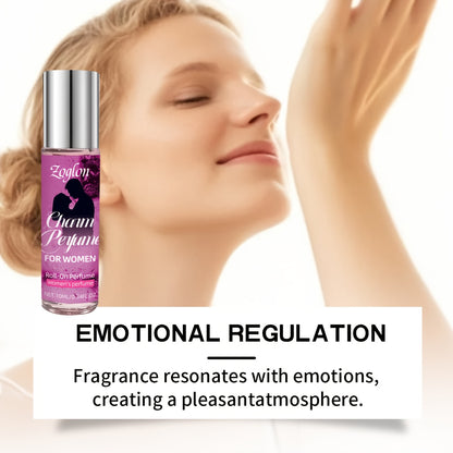 Roll-On Perfume for Women, 10ml Alcohol-Free Fragrance with Pear, Jasmine and Vanilla Notes, Floral Fruity Rollerball for Everyday Wear and Gifts