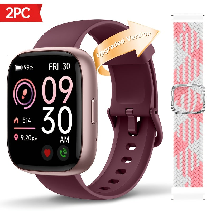 1.83 Inch HD Smart Watch for Men and Women, Wireless Calling Smartwatch with Built-in Alexa, Fitness Activity & Sleep Tracker, 100+ Sport Modes, Multiple Watch Faces, for iPhone Android