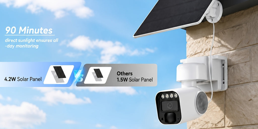 Cellular Solar Security Camera with Listed 4G LTE, 2K Imaging, Spotlight Siren and AI Detection, One-Piece No-WiFi Option with SD and Cloud Storage References