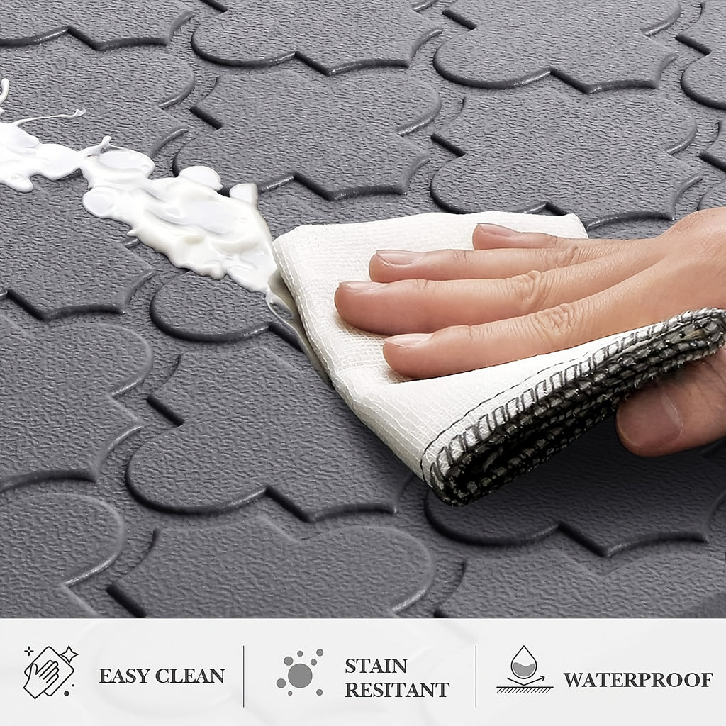 Cushioned Foam Floor Mat in Gray or Black, Single Standing Mat in 17.3 x 29.5 or 17.3 x 47 Inches for Kitchen Sink, Laundry and Home Office Areas
