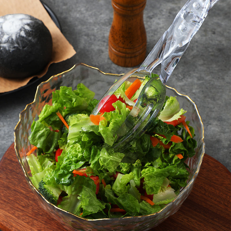 1 Pair of Transparent Plastic Salad Scissors - Reusable, Food-safe, Suitable for Kitchen, Barbecue, Outdoor Cooking, Buffets, and Party Catering - Durable and Hygienic Design Ensures Food-safe Handling from Salad to Serving, Kitchen Gadget